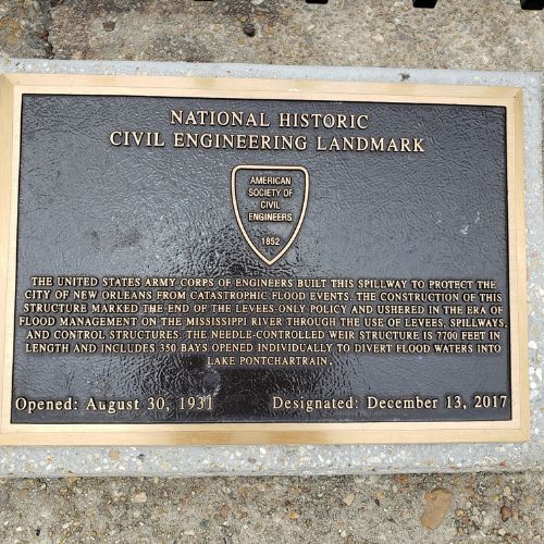 Bonnet Carre Plaque Bonnet Carre Plaque