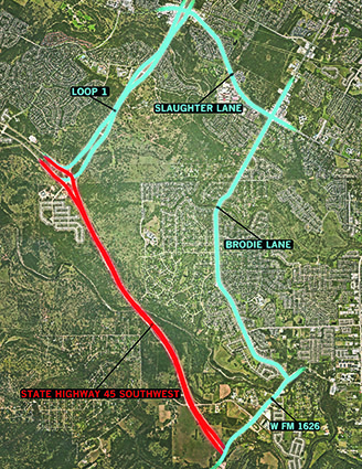 One highway solved three problems outside Austin Texas ASCE