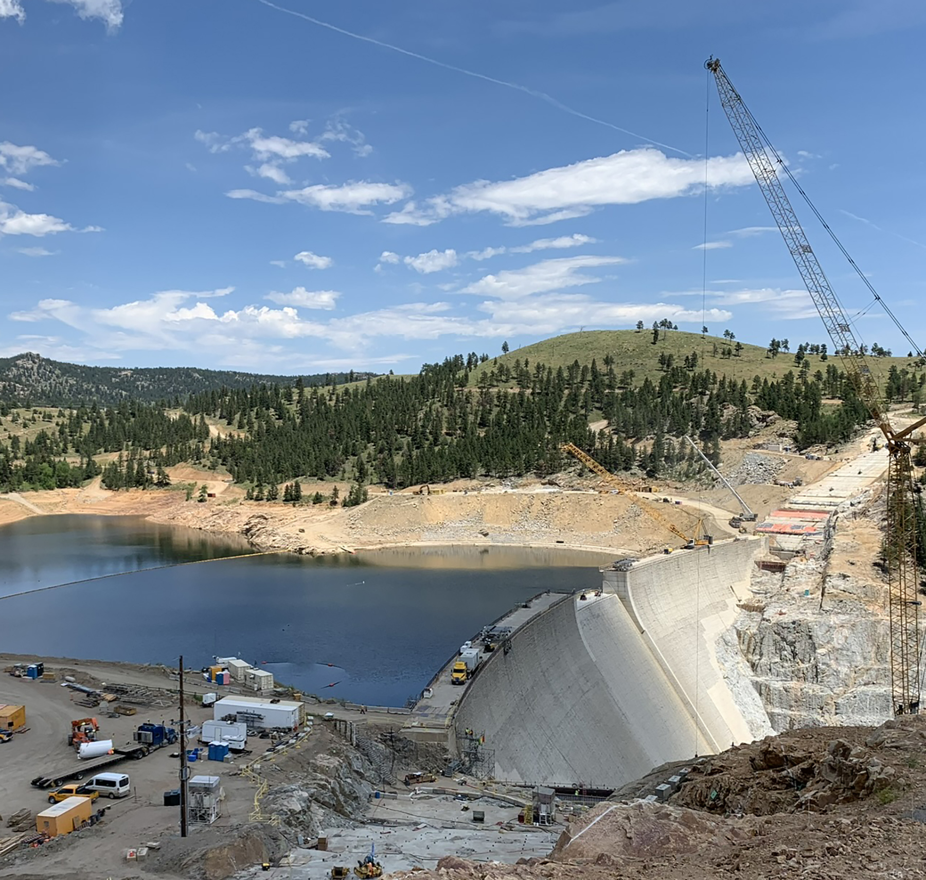 Denver Water increasing height of Gross Reservoir Dam | ASCE