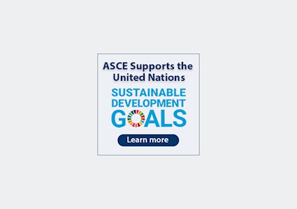 ASCE supports the United Nations Sustainable Development Goals logo