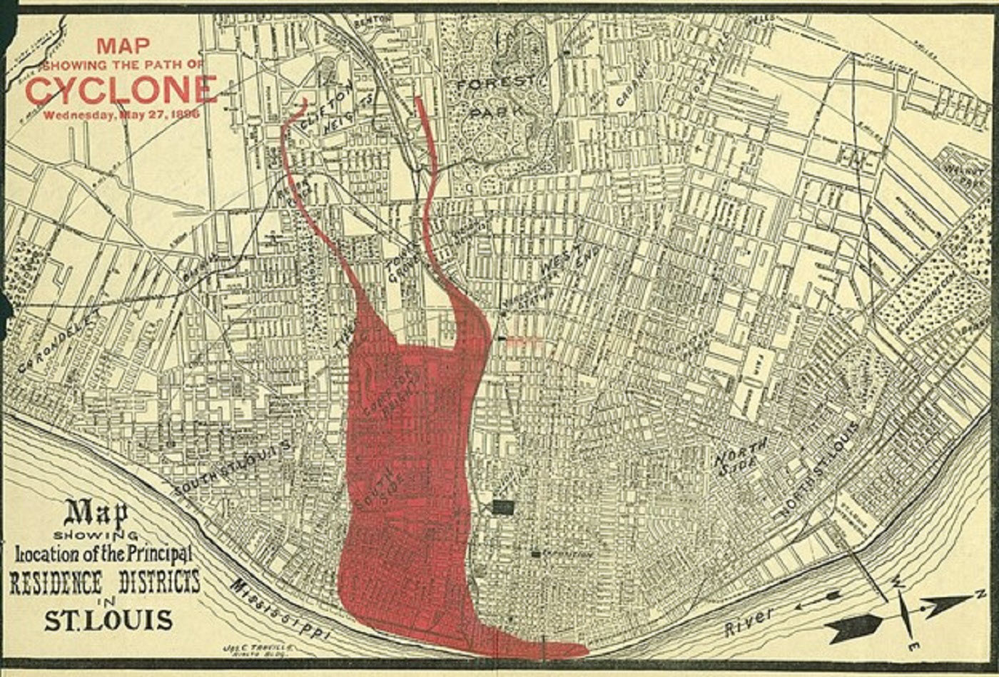 map of St. Louis