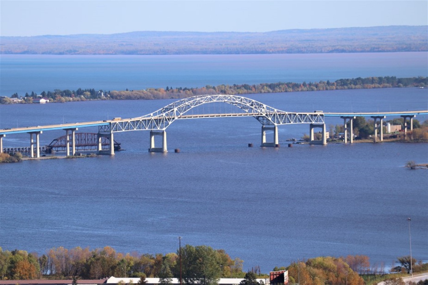 photo of Blatnik Bridge.