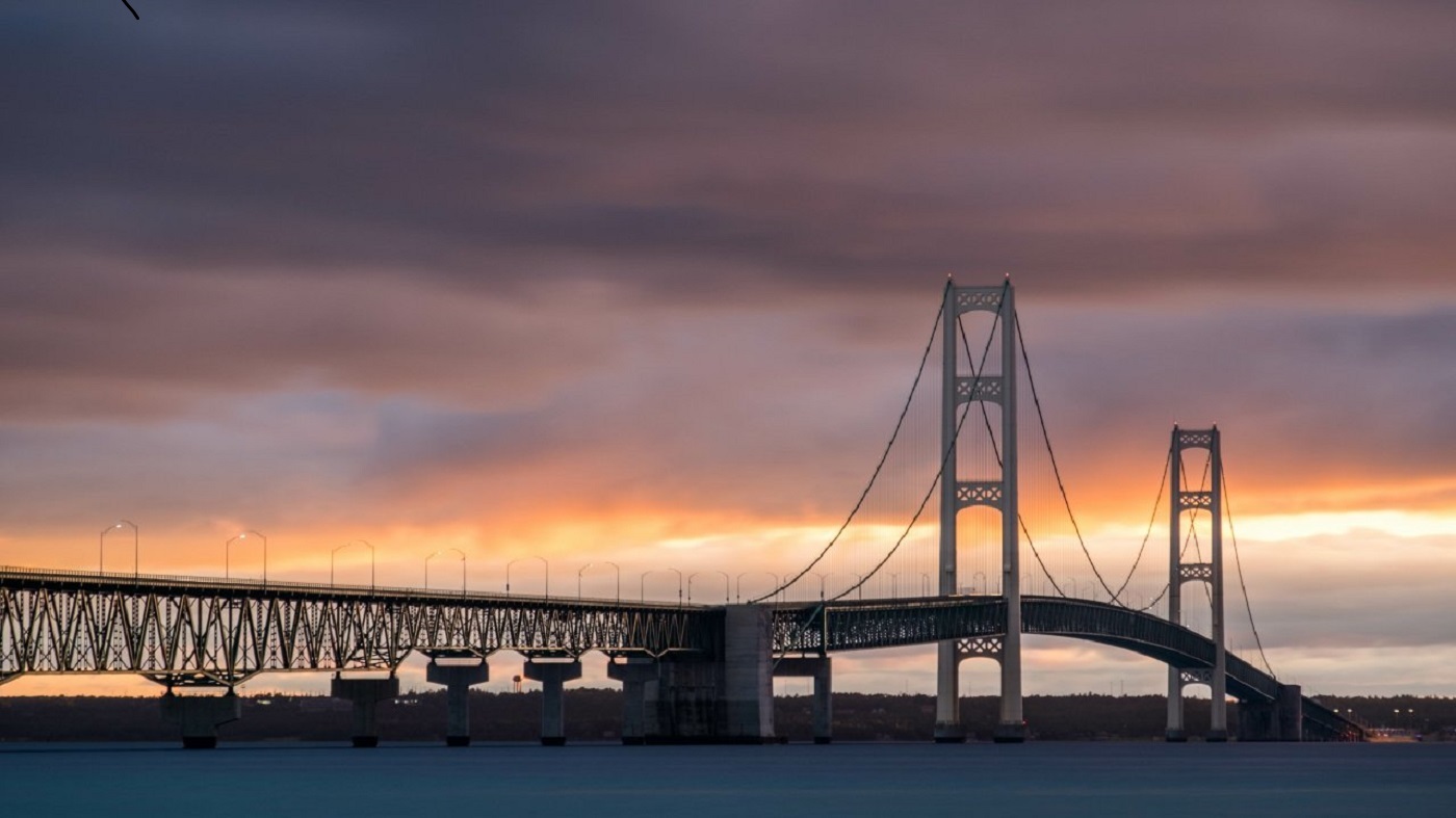 photo of Mackinac Bridge