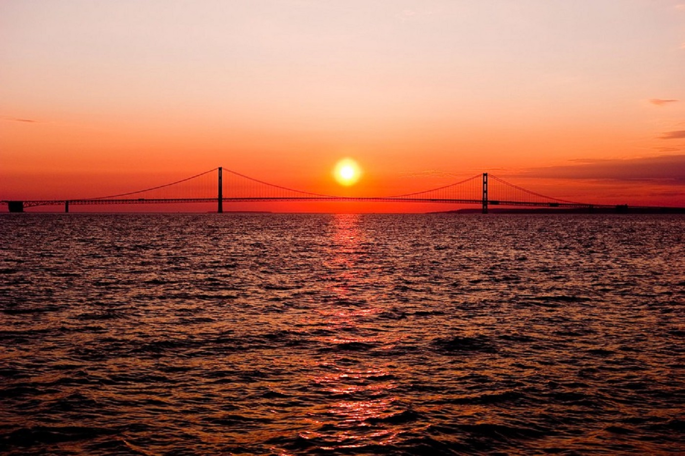 photo of Mackinac Bridge