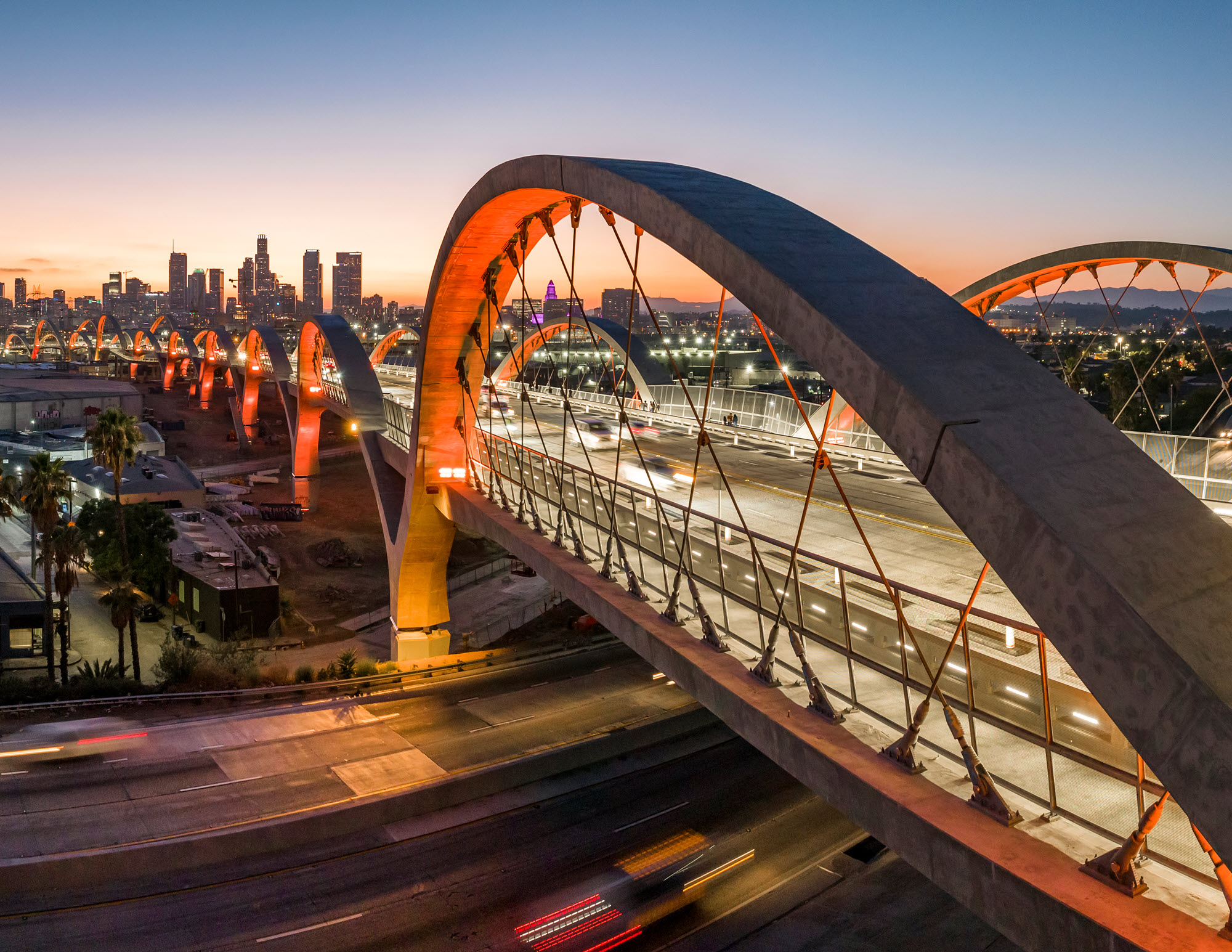 photo of the Sixth Street Viaduct Replacement