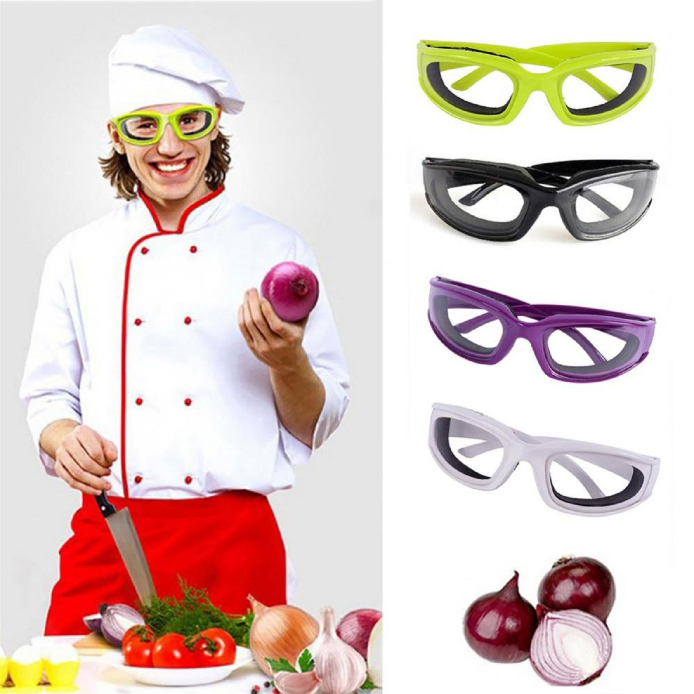 photo of onion goggles