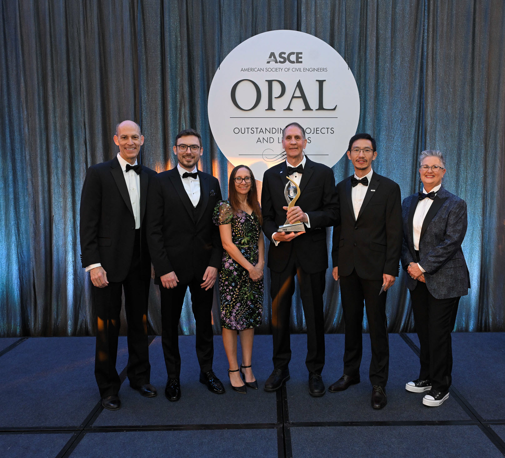 photo of the OCEA winning project team