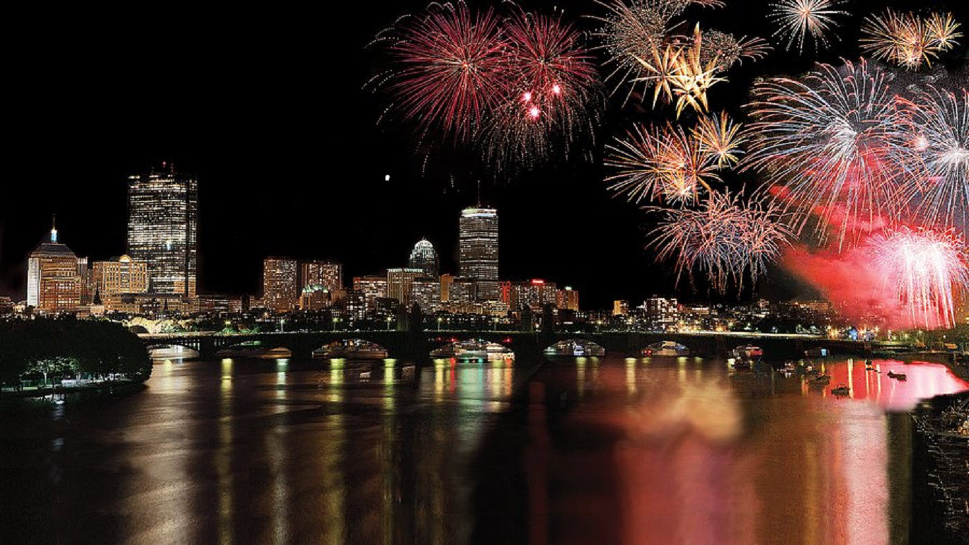 photo of Boston Pops fireworks