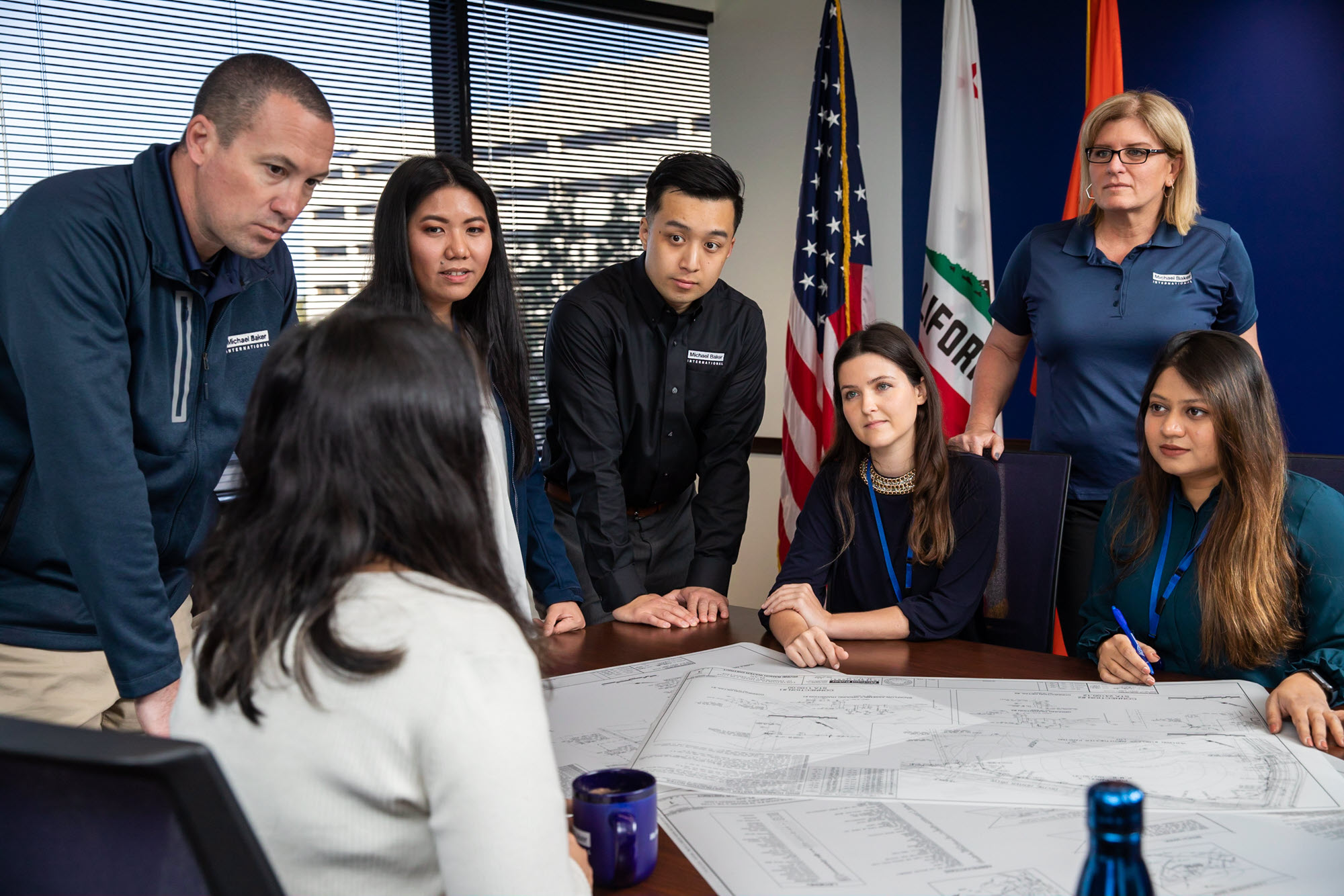 photo of engineering staff working