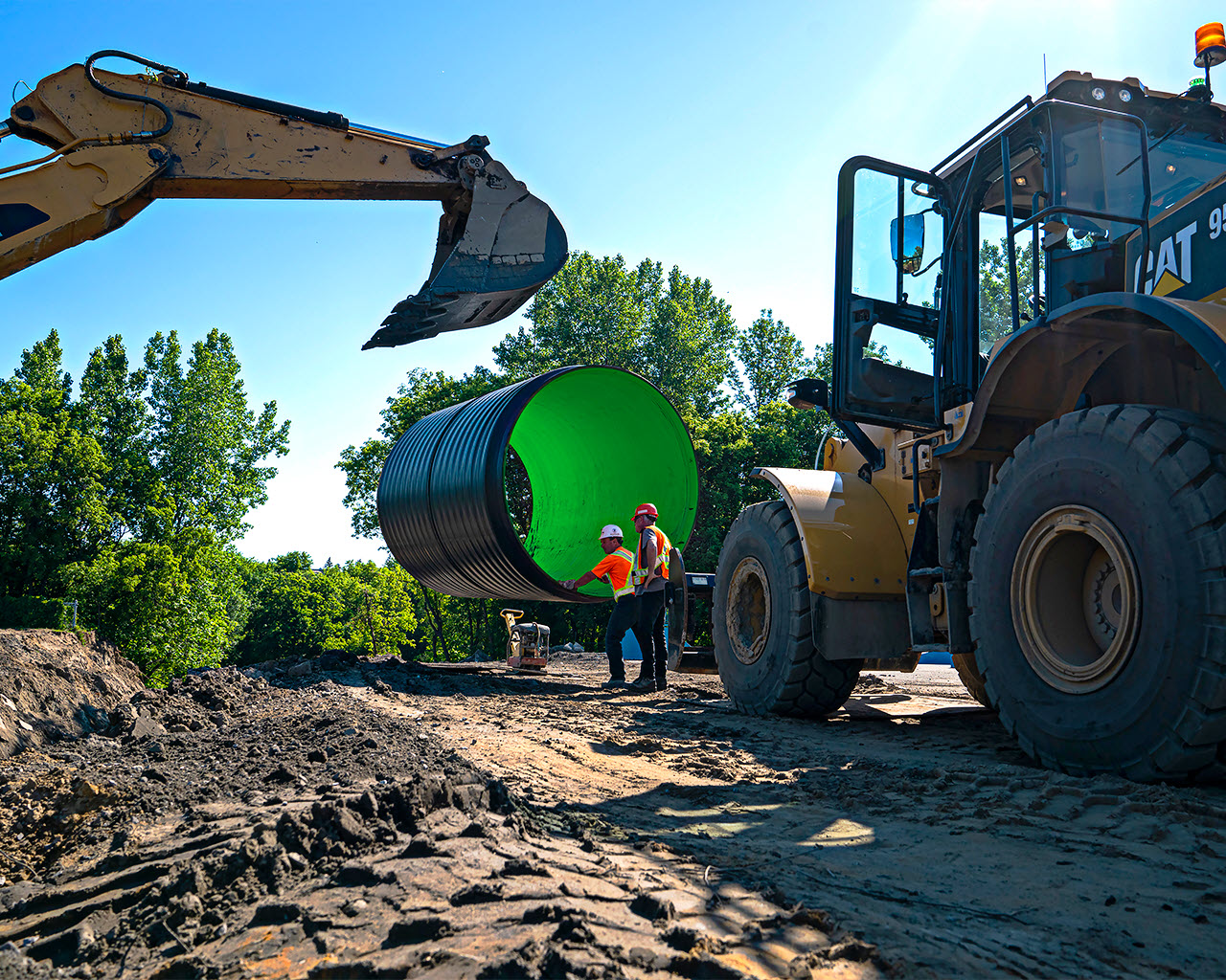 photo of heavy construction